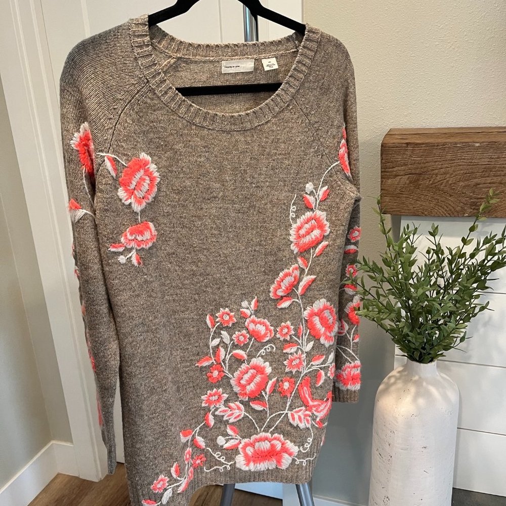 Anthropologie Sleeping on Snow Sweater